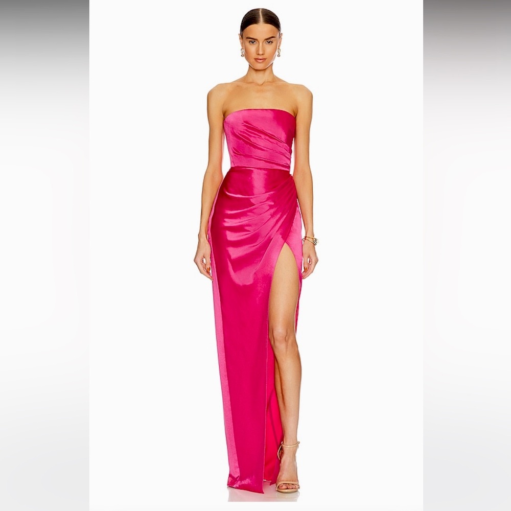 Sau Lee Priyanka Satin Gown - NWT Small